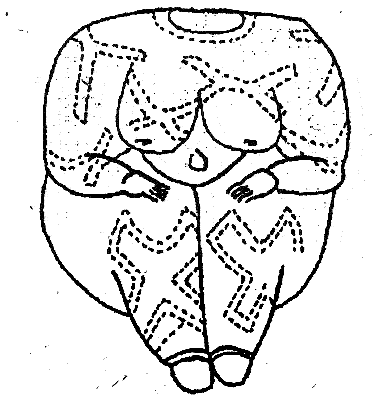 Безголовая красавица. Трипольская культура. 6 тыс до н.э. 